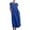 Blue womens dresses, variant on Wycnly Dresses for Women 2024 Casual Pocket Soft Cotton Linen Plus Size Maxi Dresses Short Sleeve Round Neck Solid Summer Long Sun Dress Blue S Clothes