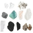 thumbnail image 1 of 1 Caja de Colección de Rocas y Minerales para Niños, Set Educativo de Ciencias Geológicas para el Aula, Especímenes Minerales, Especímenes de Piedras Cristalinas, 1 of 7