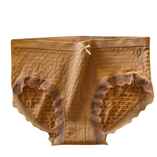 FAIWAD Culottes Sans Couture pour Femmes Taille Haute Dentelle Patchwork Extensible Confort Respirant