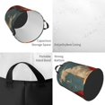 thumbnail image 2 of Balery Rusty Rocket Launch Cesta de ropa redonda con asas, impermeable, independiente, para ropa, juguetes, dormitorio y familia-Small, 2 of 6