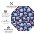 thumbnail image 3 of Kdxio flower Skull in starry sky Funny Coasters,4 Pcs Leather Coasters,Housewarming Gifts,Protect Furniture from Water Marks Scratch and Damage, 3 of 6