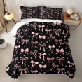 thumbnail image 2 of Erosebridal Princess Bowknot Girls Twin Quilt Set, Cartoon Love Heart Twin Coverlet Set, 2-Piece, 2 of 7