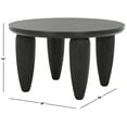 thumbnail image 3 of Safavieh Marthe Modern Storage Bayur Wood & MDF Veneer Coffee Table Indoor, Black, 3 of 10