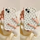 thumbnail image 2 of Case for IPhone 15 14 Pro Max 11 13 12 Mini XR 8 7 Plus X XS SE 2020 2022 Cover Love Heart 3D Wavy Curved Edge Soft Clear TPU, 2 of 5