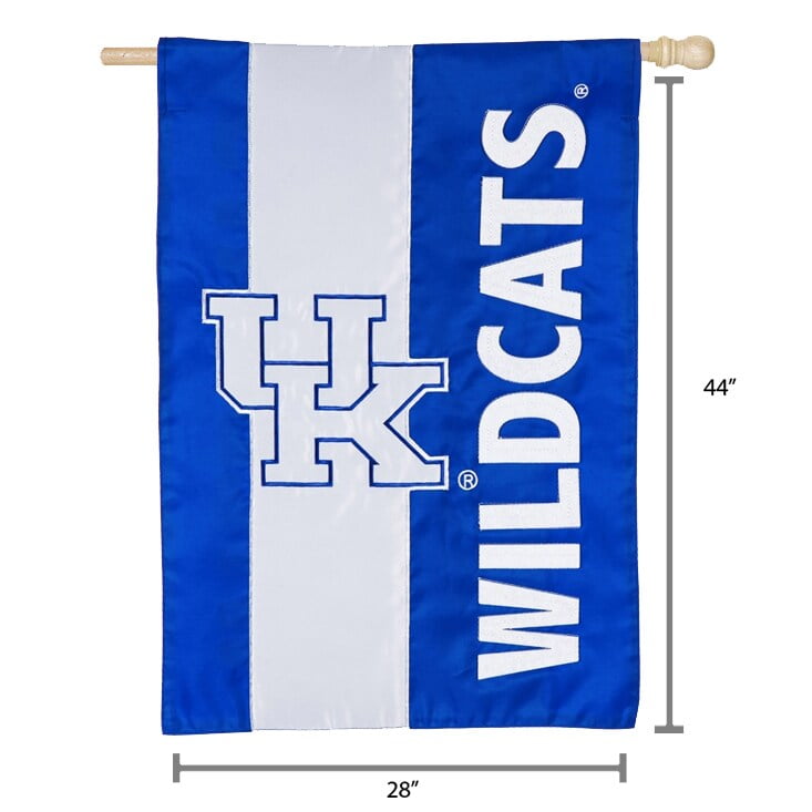 Kentucky Wildcats 28 X 44 Double Sided Embellish House Flag Walmart Com Walmart Com