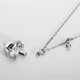 thumbnail image 1 of Collar de urna de piedra natal de acero inoxidable, colgante de cenizas de cristal de amor para conmemorar a familiares, joyas para mascotas, 1 of 2
