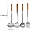 thumbnail image 1 of Ruiboury 4pcs/set Convenient To Store Long Handle Wok Spatula Set Essential For Kitchen Sturdy And Durable, 1 of 6