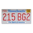 thumbnail image 1 of Placa de Metal Vintage de hierro, pintura Rectangular de Massachusetts, decoración de pared, 30x15cm, 1 of 9