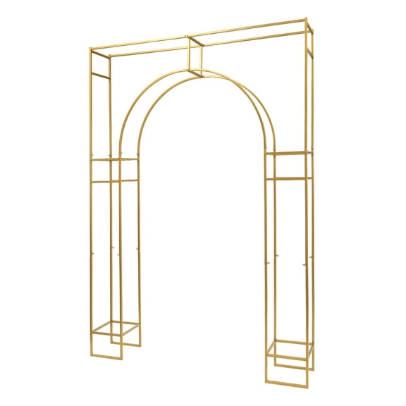 TFCFL 1.8x2.4m Wedding Arch Backdrop Stand Pipe Kit Free Standing Flower Frame For Party Event Decor