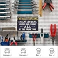 thumbnail image 6 of Putuo Decor Sarcastic Signs For Man Cave Decor, I'm Multitasking I Can Listen Ignore And Forget All At The Same Time Retro Garage Metal Tin Sign, Funny Signs With Saying For Bar Bathroom, 6 of 14