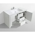 thumbnail image 6 of Alma Allier 48" Gloss White Free Standing Vanity With A Integrated Sink, 6 of 7