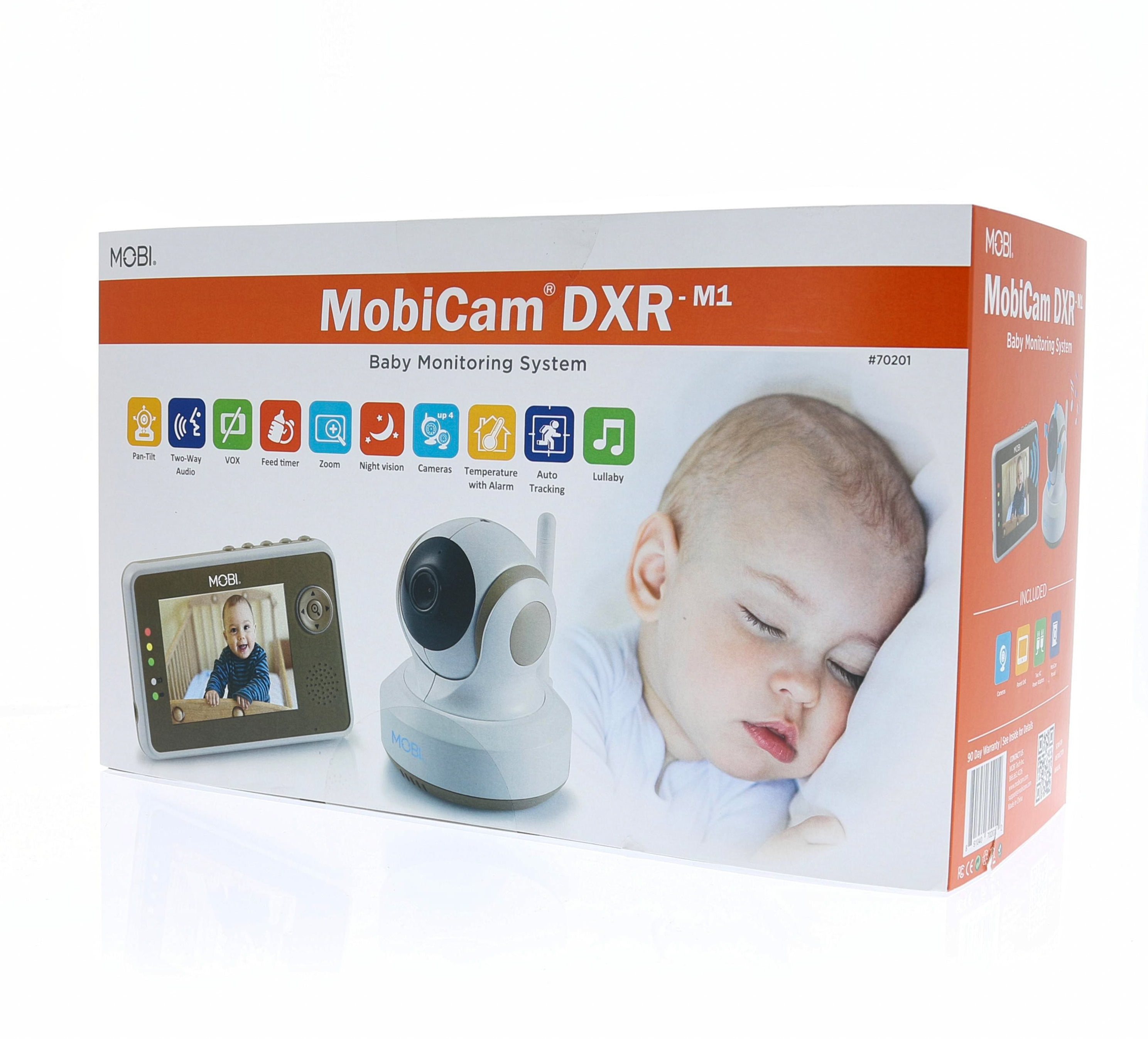 MobiCam DXR-M1 Baby Monitoring System w/ Smart Auto Tracking, Room 