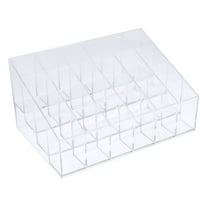 ACDANC Nail Polish Organizer Display Stand Lipstick Shelf Acrylic 4 Tier 24 Bottles