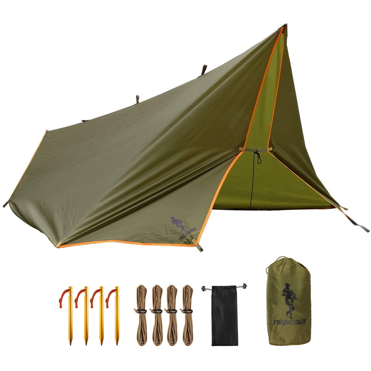 10*10Ft Waterproof Outdoor Camping Tents Tarp Sun Shelter Rain Cover Picnic Mat 