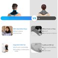 Ice Pack Wrap for Neck and Cervical, Reusable Cold Compress for Sports