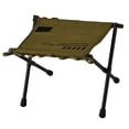 thumbnail image 4 of Taburete plegable con reposapiés, asiento de pesca, taburete portátil, taburete de camping, taburete de pesca para salón, actividades al aire libre, Verde, 4 of 8