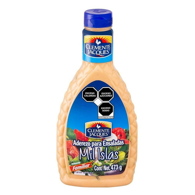 Aderezo para ensaladas Clemente Jacques mil islas 473 g
