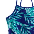 thumbnail image 4 of Lovskoo 2024 Women's One Piece Swimsuits Sleeveless Trendy Printed Slim High Waist Bikini Swimsuit Blue-XL, 4 of 8