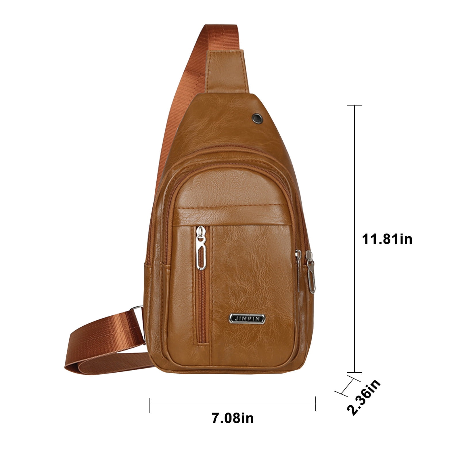 zanvin Sling Bag Small Sling Bag Multipurpose Crossbody Chest Bag Crossbody Chest Shoulder Water Proof Sling Purse Strap Travel Bag for Men Women Boys with Earphone Hole Walmart