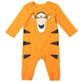 thumbnail image 3 of Disney Winnie the Pooh Tigger Newborn Baby Boys Snap Cosplay Coverall and Hat Newborn to Infant, 3 of 5