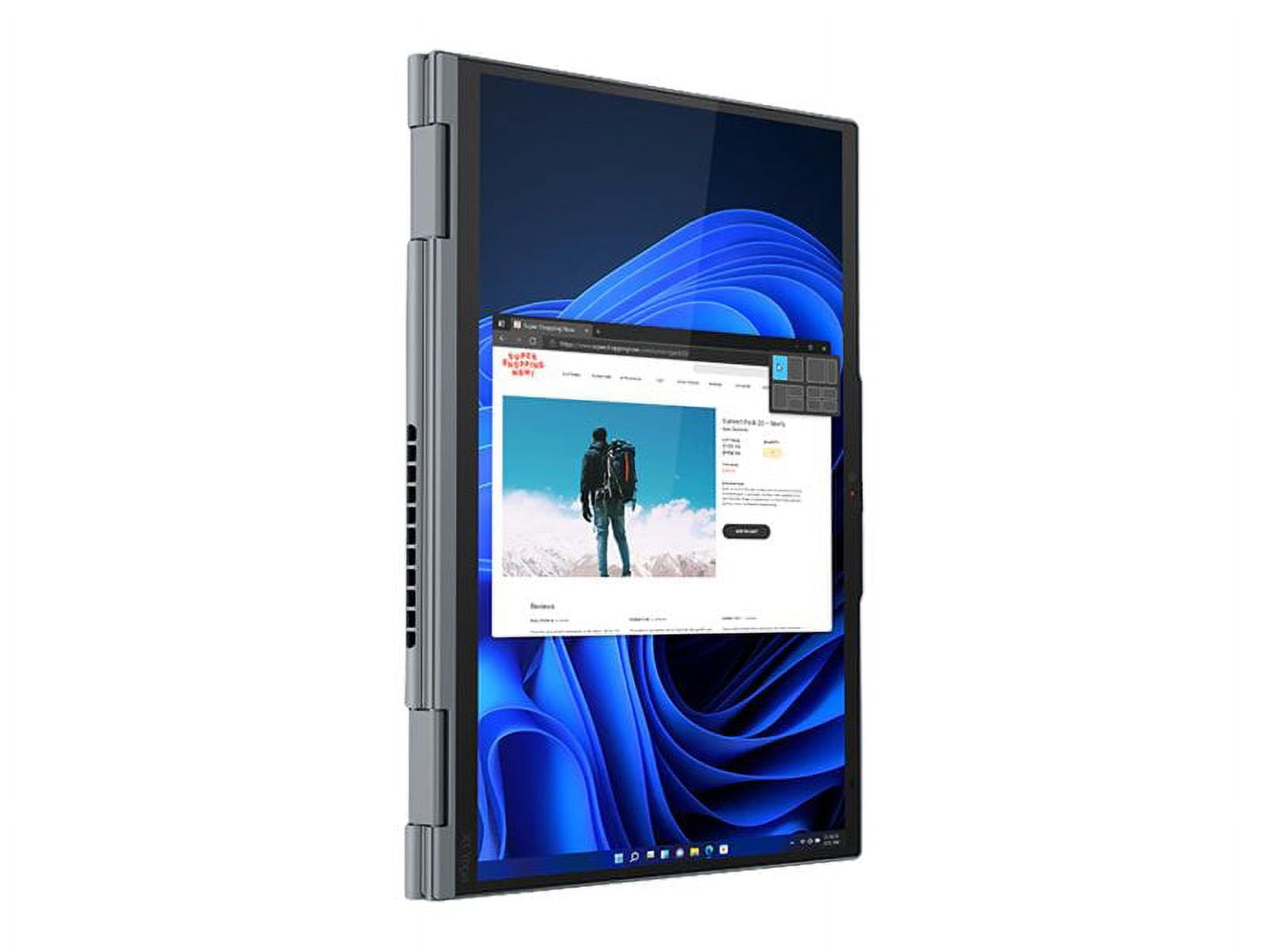 4G LTE OLED Lenovo ThinkPad X1 Yoga Gen 7 - 14" 2-In-1 Touchscreen (3840x2400) Notebook Computer, Intel Core i7-1265U 1.8GHz, 16GB RAM, 512GB SSD, Windows 10 Pro, Fibocom WWAN Mobile Broadband, Pen