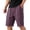 Purple, variant on Gfyviroh Sweat Shorts for Men Cozy Solid Drawstring Lightweight Casual Shorts Pockets Summer Athleisure Shorts