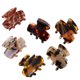 thumbnail image 3 of 6pcs celulosa acetato de acetato de pelo clips de garra leopardo pintado de pelo impreso Pequeño pasador, 3 of 6