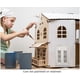 thumbnail image 2 of Muebles en miniatura para casa de muñecas 1:12, puertas de madera sin pintar para escena DIY, muebles para el hogar, manualidades (2 paneles horizontales), 2 of 5