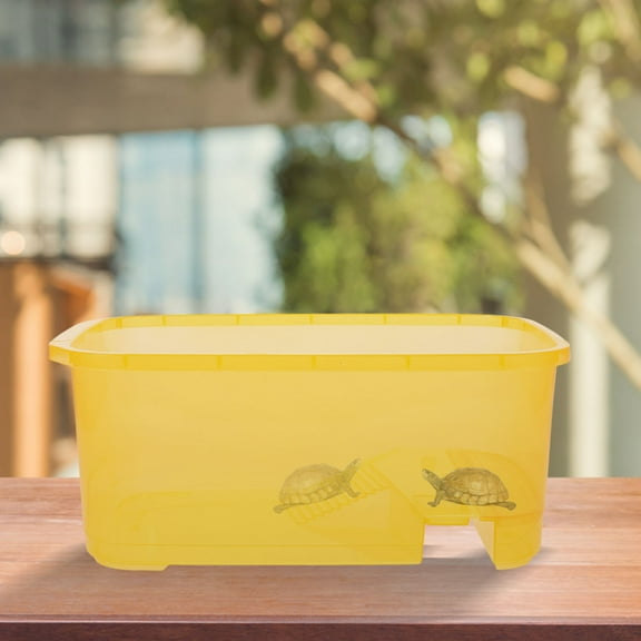 STRANDCHIC Tank Aquarium for Turtles with Accessories 1 Set Reptile Habitat