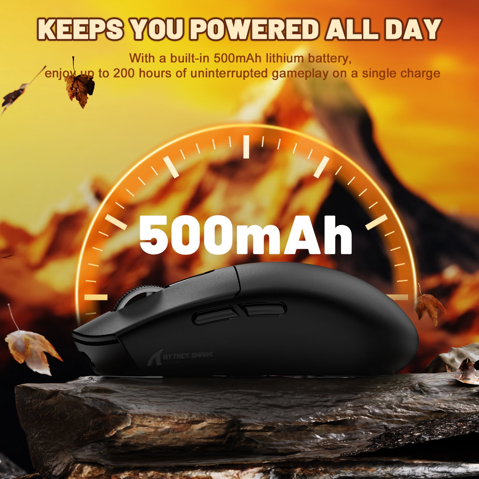 ATTACK SHARK G3 Tri-mode Wireless Gaming Mouse 25000 DPI Ultra Lightweight