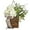B, variant on Clearance!Spring Artificial Flowers,Wildflowers Door Hanging Basket Wreath Home Outdoor Indoor Window Festival Wreath for Front Door for Porch Farmhouse Wedding Home Decor(15.8"*9.9")