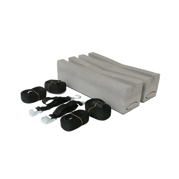 Swiss Cargo Deluxe Kayak Foam Block Carrier Kit, Includes Tote Bag