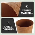 thumbnail image 3 of Imitation Rattan Woven Trash Can Wastebasket Bedroom Living Room Bathroom Trash Can, 3 of 8