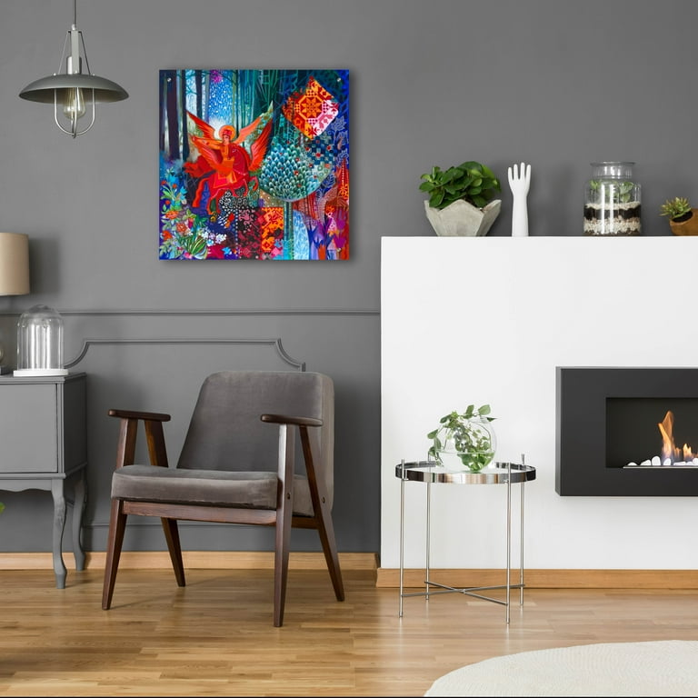 Epic Art 'Saint Michael The Archangel' by Oxana Zaika Acrylic