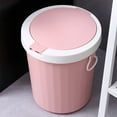 thumbnail image 4 of Cateissary Nordic - Household Products Garbage Bin Kitchen Office with Plastic Basket Garbage Spring Cover Living Cap Bin Suministros de limpieza para el hogar verde talla mediana, 4 of 6