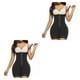 thumbnail image 4 of Qarigey Body para mujer, levantador de Control de glúteos y caderas, ropa moldeadora de cintura alta de compresión adelgazante, tres pechos Negro 3XL 2piezas, 4 of 6