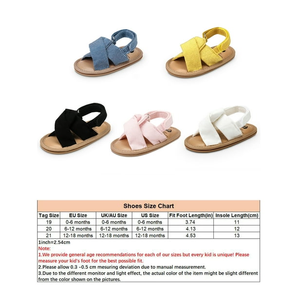 UKAP Newborn Shoes Rubber Soft Sole Flat Sandal First Walker Sandals Wedding Crib Shoe Strappy Dress Flats White 0 6 months