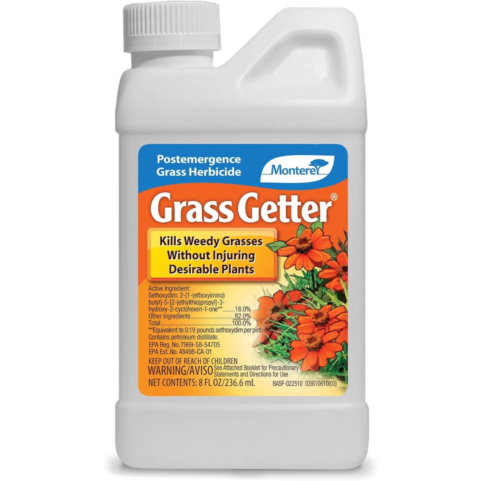Monterey Grass Getter Herbicide Helper Concentrate Twin Pack, 8 Ounces (Pack of 2)