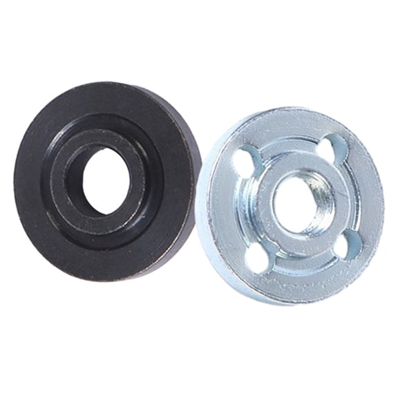 M10 Thread Angle Grinder Metal Pressure Plate Inner Outer Flange Nut Set Tools