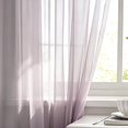 thumbnail image 4 of Semi Blackout Chiffon Curtains, Bedroom and Living Room Decoration, 2Pcs, 4 of 4