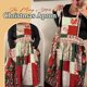thumbnail image 4 of Delantal navideño patchwork, delantal rústico de cocina y repostería de algodón con tirantes ajustables, bolsillos profundos, multicolor, 4 of 9