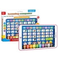 thumbnail image 2 of QJUHUNG Youngsters‘ Interactive Learning Companion Tablet - Educational Toy with Alphabet  Numbers  Text  Music  and Games - Pink/Green Color Options  Battery-Free Design for Endless Fun, 2 of 7