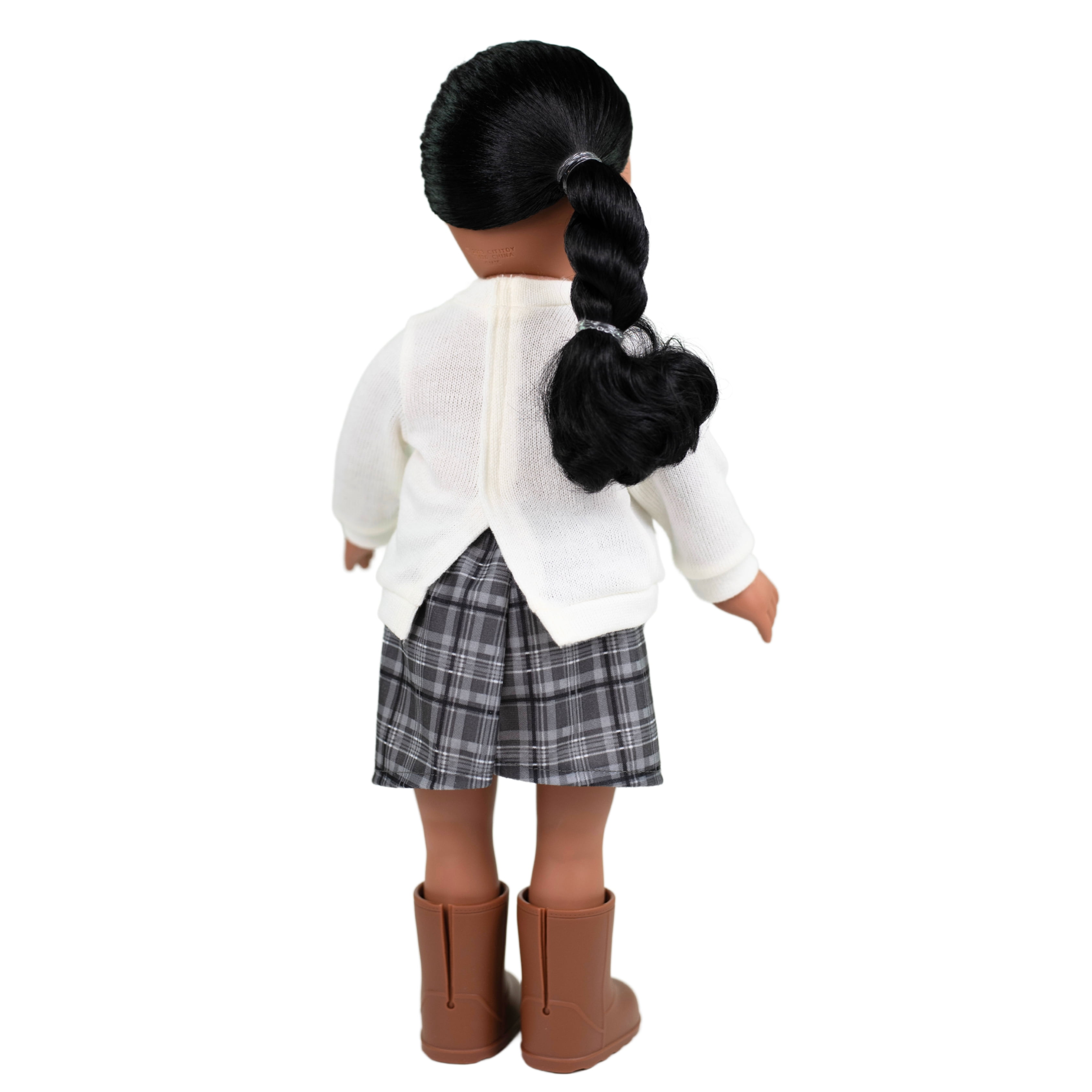 My Life As Chanda Posable 18-inch Doll, Dark Brown Hair, Brown Eyes
