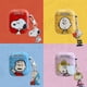 thumbnail image 5 of Bonita funda para auriculares con dibujos animados de Snoopy, Charlie Brown y Lucy para AirPods 1, 2, 3 Pro 2021, funda protectora IMD para auriculares inalámbricos Bluetooth, 5 of 5