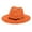 Orange, variant on Vrotazzy Big Brim Straw Panama Jazz Fedora Ladies Beach Travel Sun Fisherman Hat,Size One Size