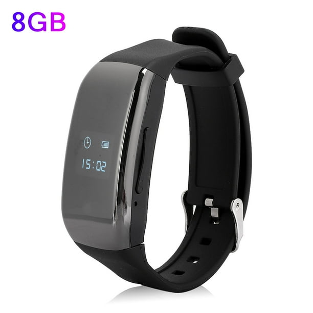 Pulsera De Grabadora De Voz De Audio De Pulsera, Brazalete De Grabación Inteligente, Grabadora De Voz 1080p HD Red Digital Welpband Watch Para OTG Archivos De Salida Audio