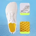 thumbnail image 4 of lnmuld Men Women Barefoot Shoes Breathable Mesh Shoes for Water Yoga Fitness Hiking Color:White,Size:10, 4 of 7
