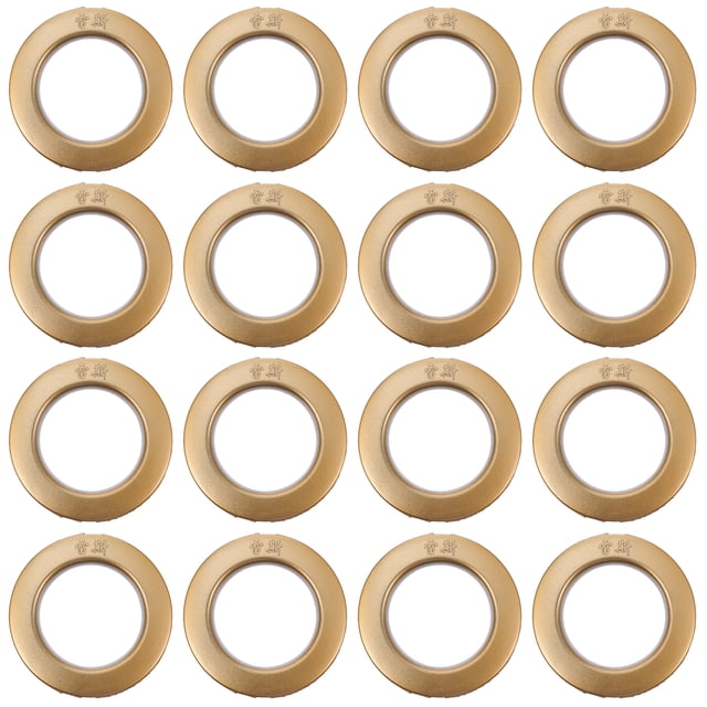 80Pcs Plastic Curtain Grommets Curtain Eyelet Rings Nanoscale Roman Ring