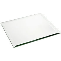 Plymor 18" Square, 5mm Thick Beveled Glass Mirror, Pack of 4