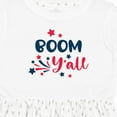 thumbnail image 4 of Inktastic 4th of July Boom Y'all with Red White and Blue Stars Girls Toddler Dress, 4 of 5